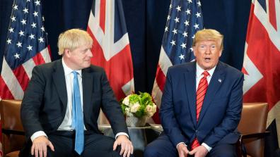 President Donald J. Trump participates in a bilateral meeting with British Prime Minister Boris Johnson. Photo: The White House Photo / Shealah Craiughead